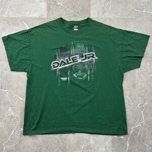 Dale Earnhardt Jr Graphic Tee Mens 2XL XXL Mt Dew Amp Energy Racing Nascar y2k